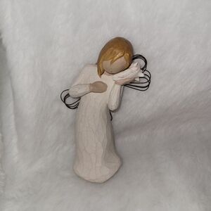 WILLOW TREE *  Thinking Of You Figurine * Demdaco * 2004 * Angel with Shell *